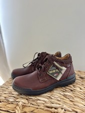 CLARKS Men ROCKIE 2 UP GTX Mahogany Leather Ankle Boots GORE-TEX Size UK 7.5 G