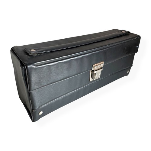 Vintage black faux leather - vintage,