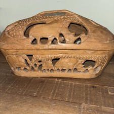 Wooden Bowl Animal Cutout