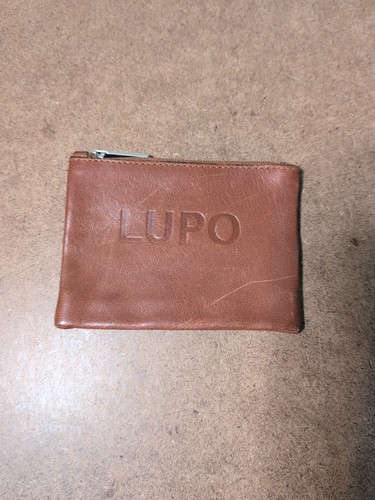 Lupo pouch leather brown - leather,