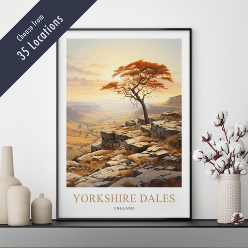 British travel poster - travel, print