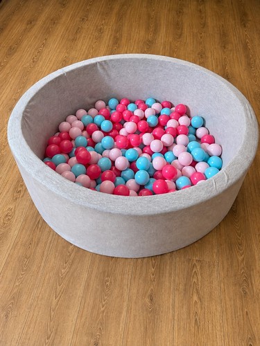 Kids grey foam ball pit - ball, 90cm