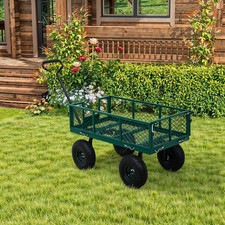 500lb Green Garden Trolley
