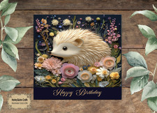 UNI 031 Animal  Birthday Card