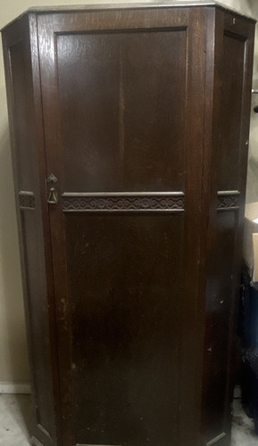Tall dark wood - tall, freestanding