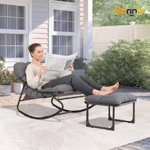 Garden rocking chair rattan - rocking, –rattan