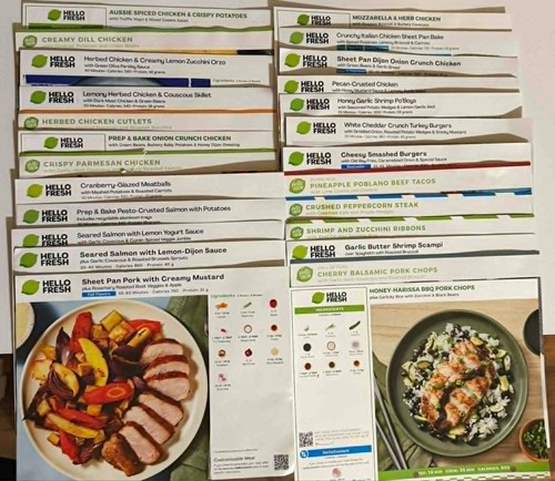 Hello fresh recipe cards - fresh, lot