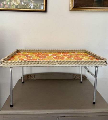 Vintage retro floral folding - retro,