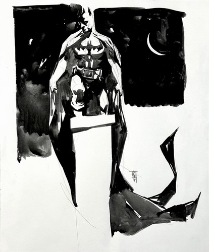 Batman original art huge - batman,