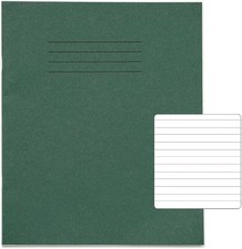 2 x Handwriting Exercise Books A5 Green Cover Learning to Write Notebook 32 Page
