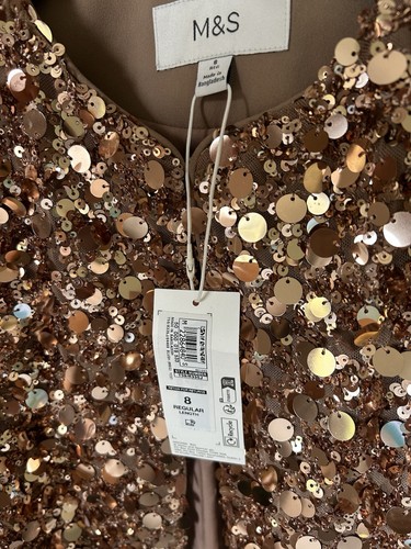 Sequined jacket size 8 - sequined,