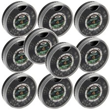 10 x 4 Way Mini Split Shot Weights Non Toxic Leads AAA BB No1 No4 Coarse Fishing