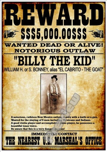 Billy the kid wanted - ,