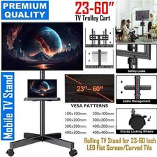 Mobile TV Cart Floor Stand