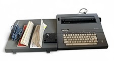 Smith Corona Vintage Electric SL 470 Model 5ACJ Typewriter With Case & Manual