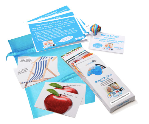 Dementia pairs card game - dementia,