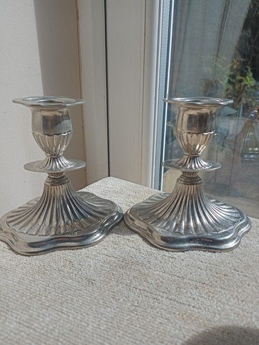 Pair candlestick holders - pair,