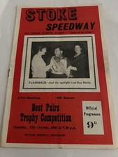 Stoke: Best Pairs Competition 12 October 1963