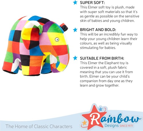 New cute elmer the patchwork - elmer,