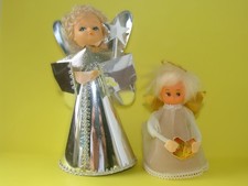 Two vintage christmas fairy - two,