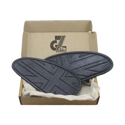 Genuine leather union jack - leather,