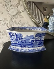 Spode Blue Italian Planter Pot