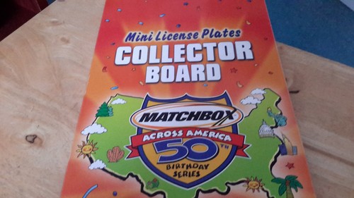 2001 matchbox mini licence - 2001,