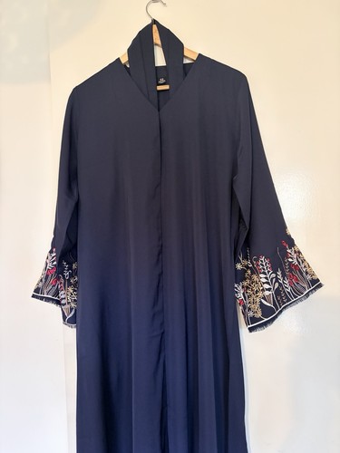 Women navy nida silk kimono - women's,
