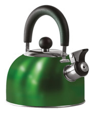 Green Gas Hob Whistling Kettle