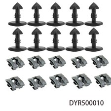 10X Clips DYR500010 Fits Land Rover Discovery 3 4 Rear Bumper Tow Bar Eye Cover