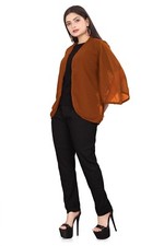 Chiffon Cascaded open Shrug