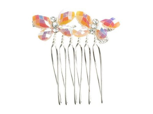 Pink butterfly wire - pink, hair