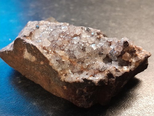 Quartz hematite cleator - quartz, on