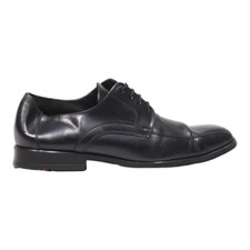 HENRI LLOYD Oxford Shoes Black Leather Mens UK 7