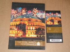 Neil Diamond 2012 Royal Variety Programme + Ticket (Kylie Minogue/One Direction)