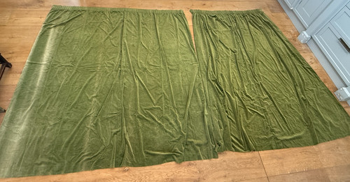 Vintage french cotton velvet - vintage,