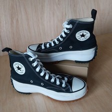Converse Run Star Hike Chuck Taylor All Star Platform Sneakers Black UK size 5.5