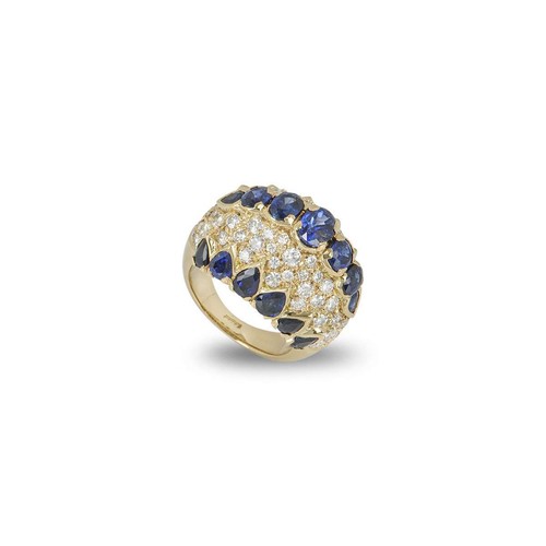 Yellow gold sapphire and - gold,
