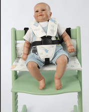 CUSHION FOR Stokke Tripp Trapp High Chair Seat WATERPROOF Cover &5 point harness