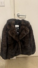 MONKI CHOCOLATE BROWN FAUX FUR