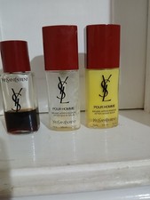 Vintage YSL mens toiletries - after shave balm x2 and Eau de toilette