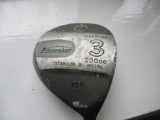 PINSEEKER 3 WOOD Golf Club - 43" Lg - Reg Steel Shaft -230cc Titanium Bi-metal