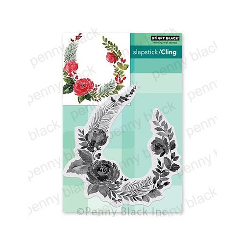 Penny black cling - penny, rubber