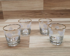Set of 4 Vintage Dema Glass