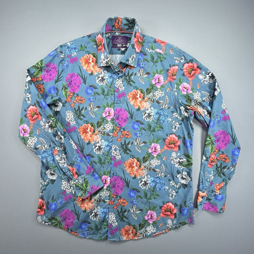 Hawes curtis floral shirt - &,