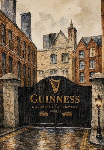 Guinness print dublin - print,
