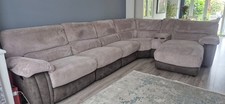 Large Harveys Corner recliner sofa with chaise & cup holders