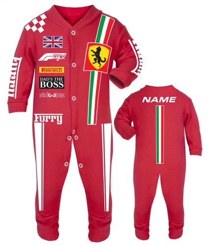 Furry baby race sleep suit - f1,