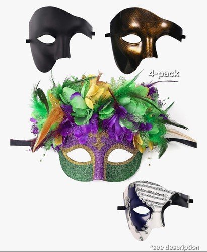 Venetian carnival mask mix - carnival,