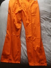NEW Harpoon Work Wear Trousers bright fluorescent orange mens size 100cm 40" 